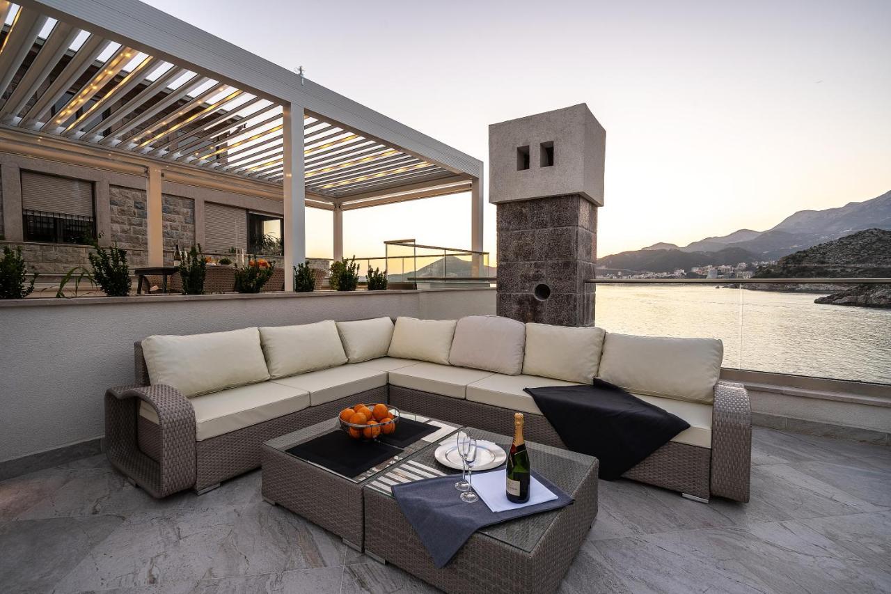 Blanche Cliff Apartments Sveti Stefan Buitenkant foto