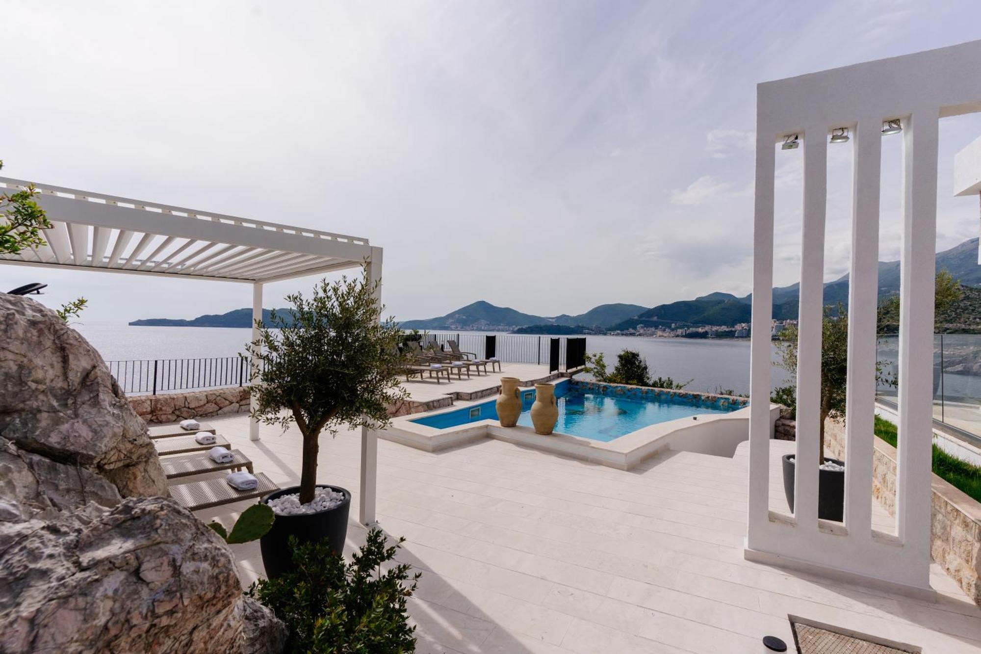Blanche Cliff Apartments Sveti Stefan Buitenkant foto