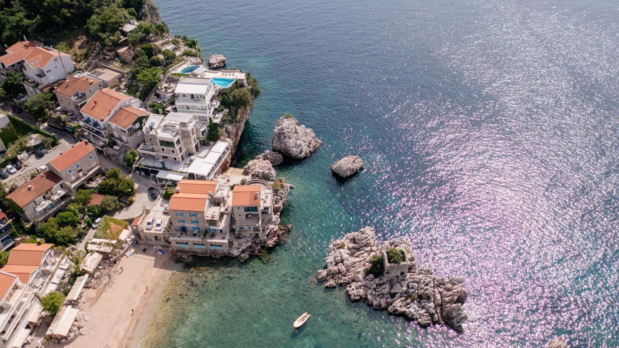 Blanche Cliff Apartments Sveti Stefan Buitenkant foto