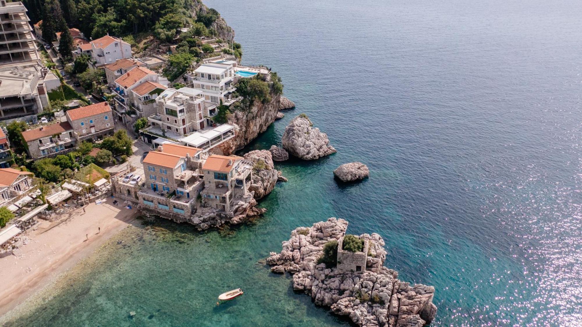 Blanche Cliff Apartments Sveti Stefan Buitenkant foto