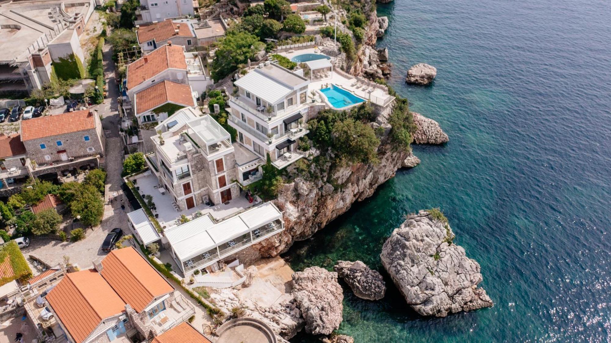 Blanche Cliff Apartments Sveti Stefan Buitenkant foto