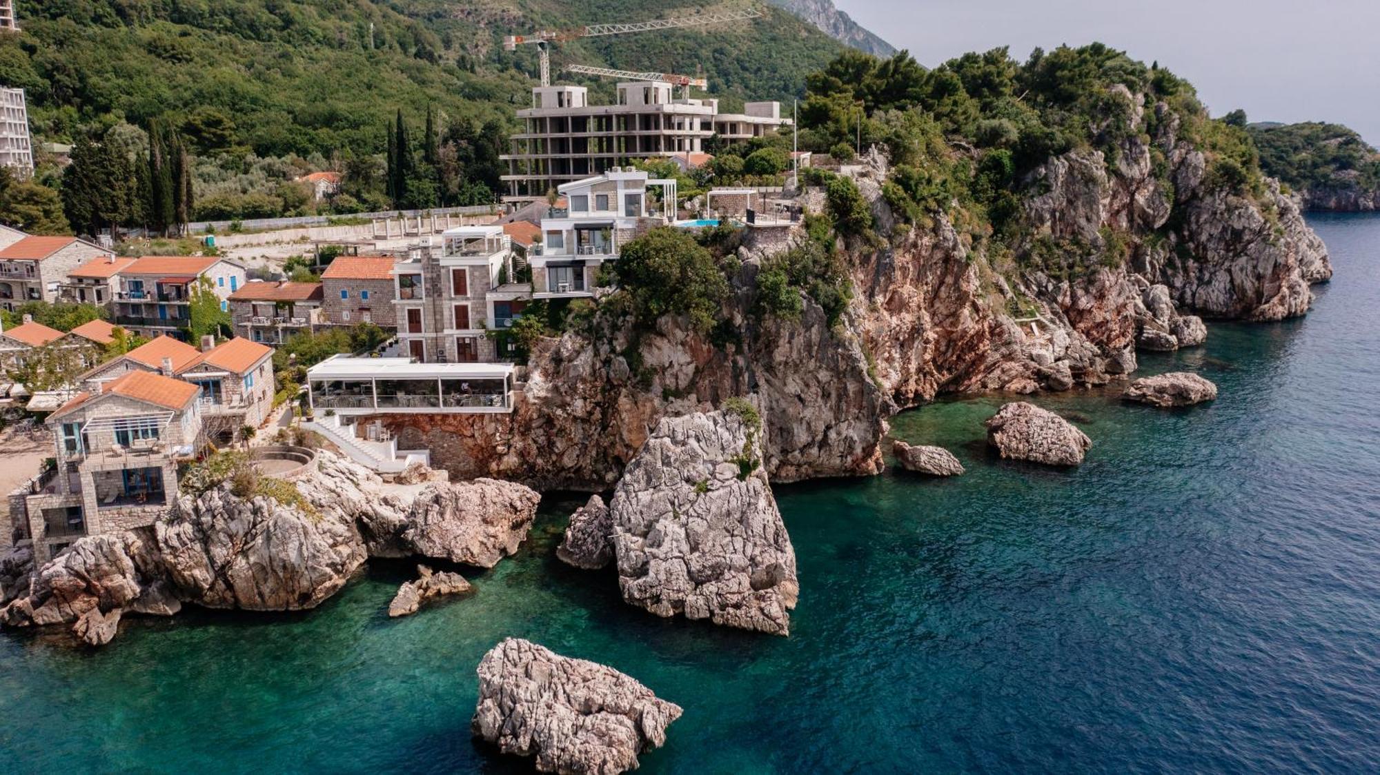Blanche Cliff Apartments Sveti Stefan Buitenkant foto