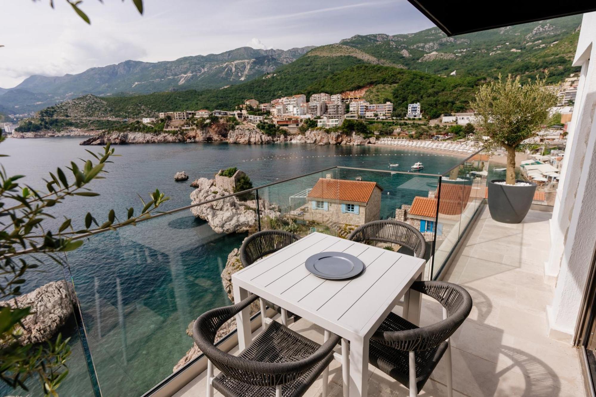 Blanche Cliff Apartments Sveti Stefan Buitenkant foto