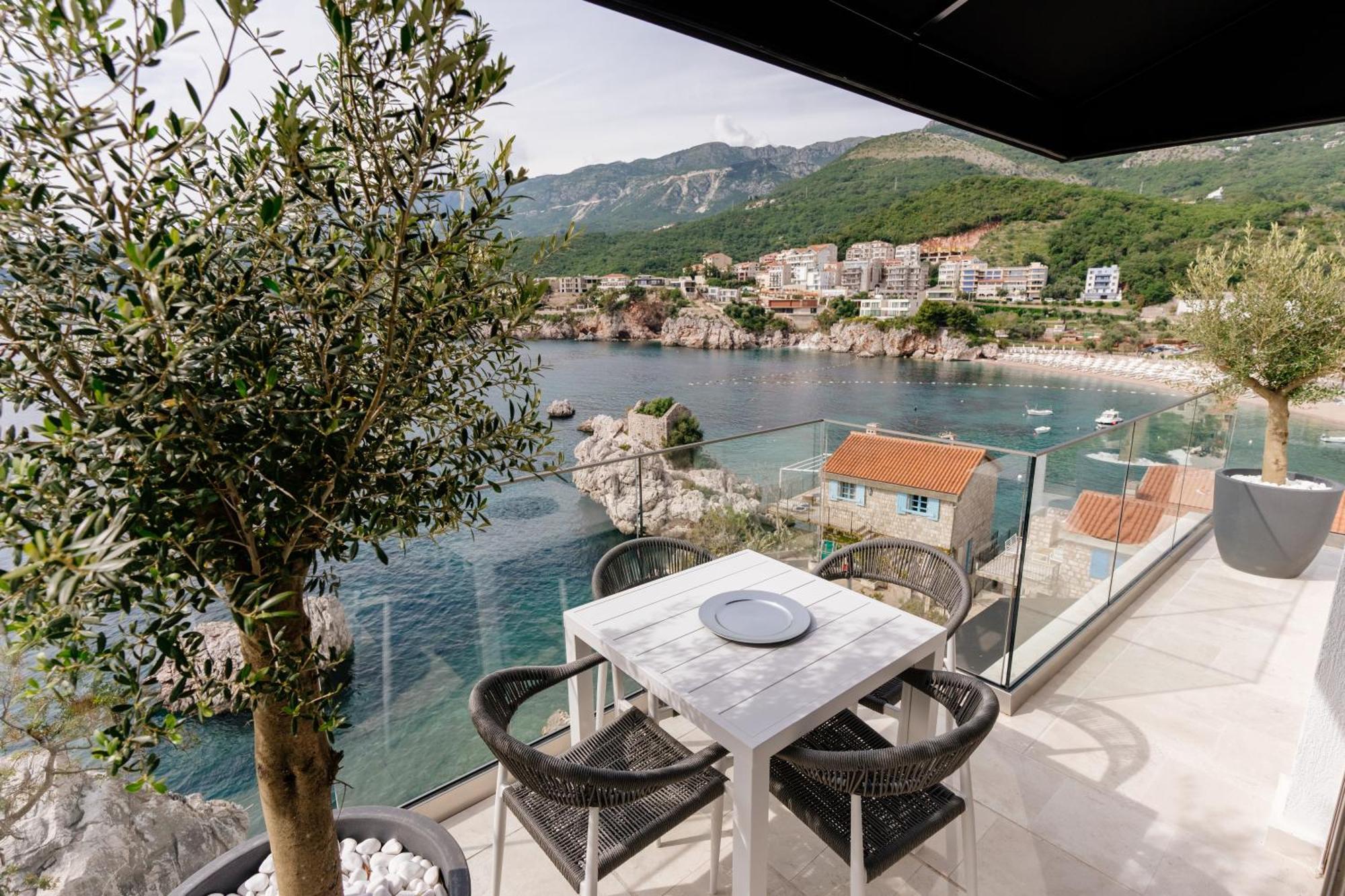 Blanche Cliff Apartments Sveti Stefan Buitenkant foto