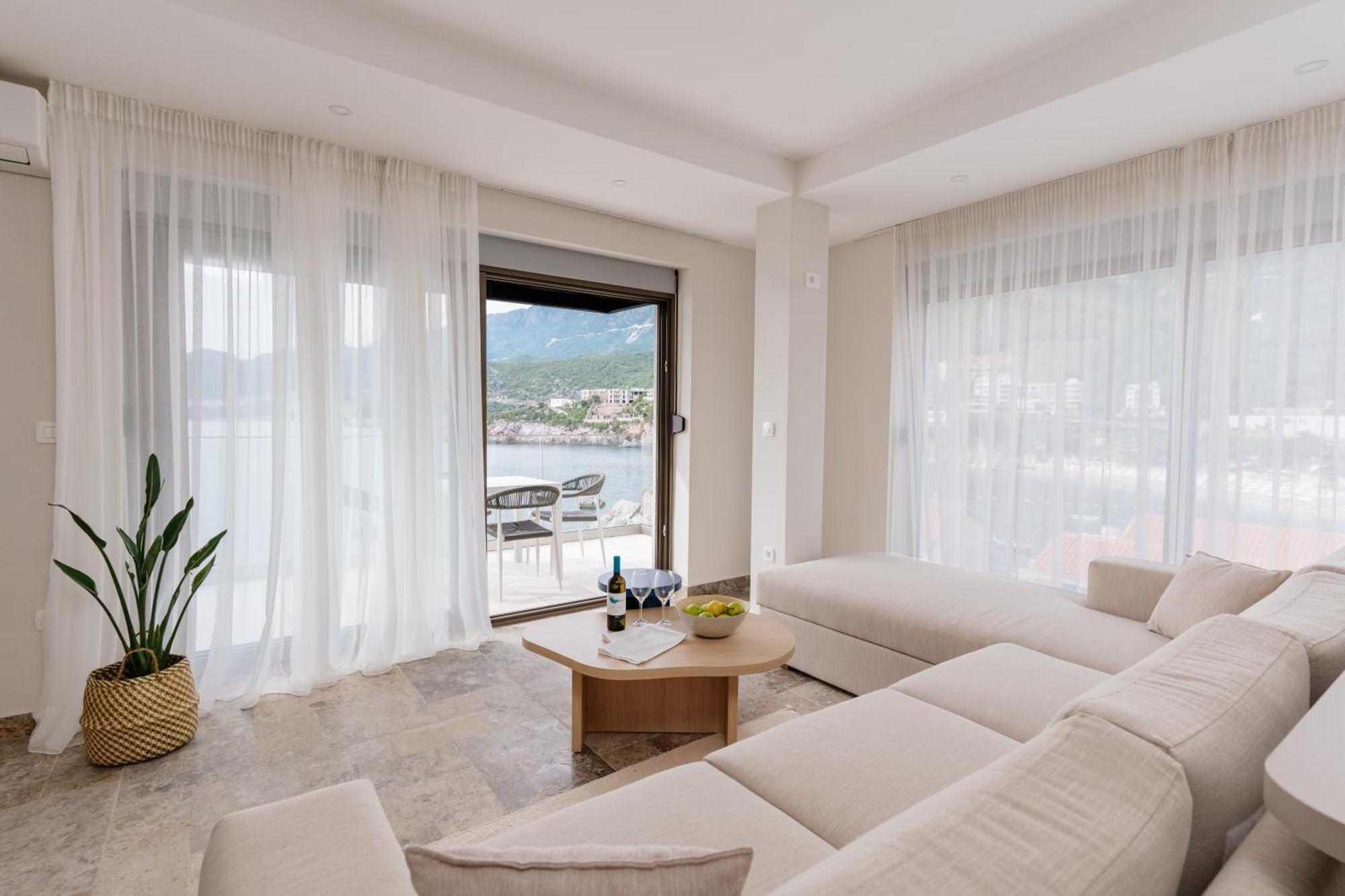 Blanche Cliff Apartments Sveti Stefan Buitenkant foto