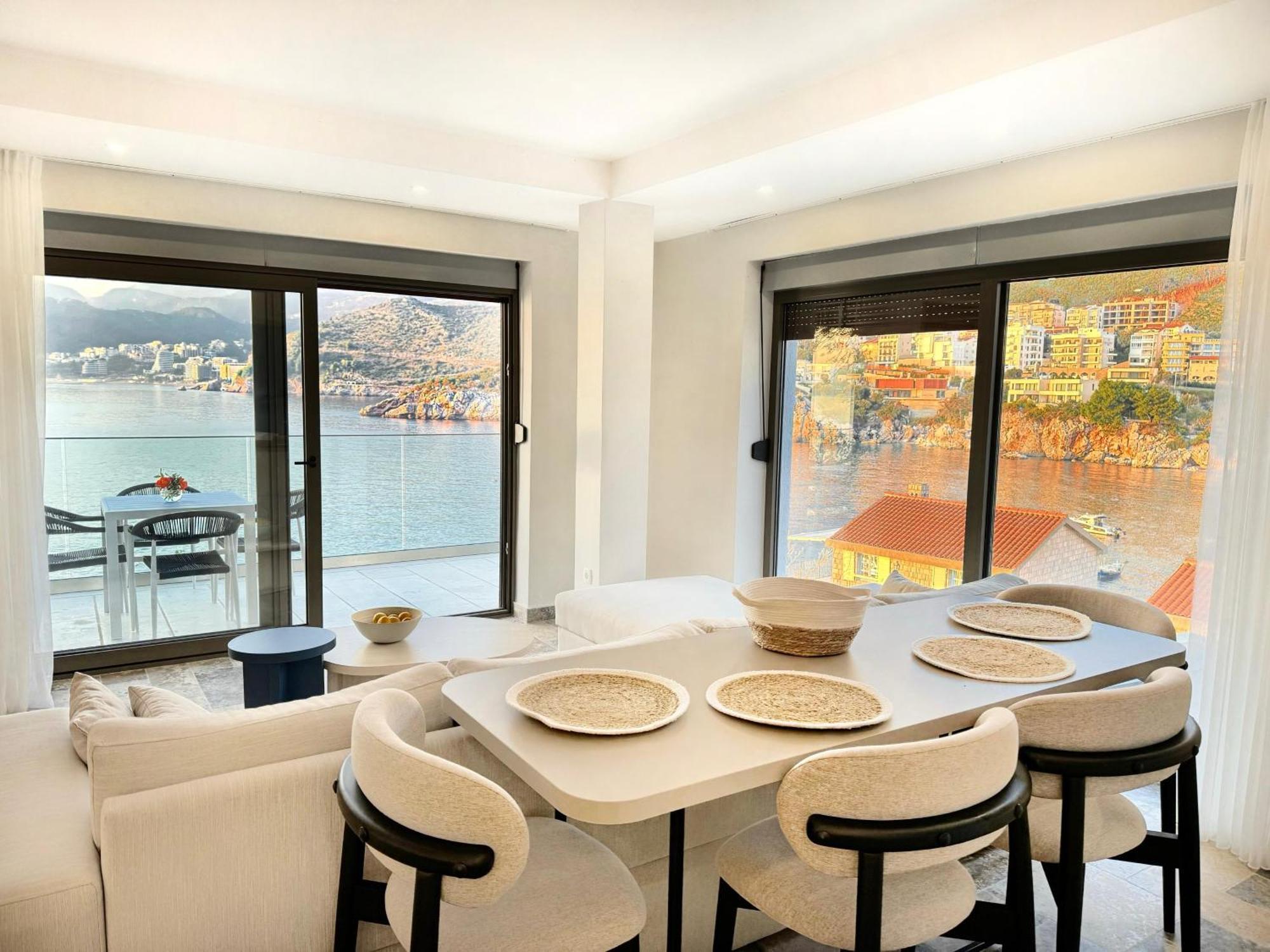 Blanche Cliff Apartments Sveti Stefan Buitenkant foto