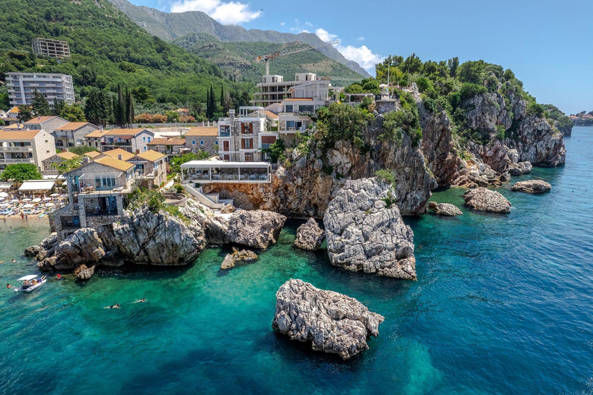 Blanche Cliff Apartments Sveti Stefan Buitenkant foto